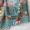 Köylerin Renkli Kilim Hikâyesi Dijital Baskılı Kumaş