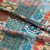 Köylerin Renkli Kilim Hikâyesi Dijital Baskılı Kumaş