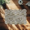 Krem Altının Asil Geyikleri – 3D İşleme Yılbaşı Dijital Baskılı Kumaş