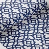Lacivert-Beyaz Ottoman Desenli Dijital Baskılı Kumaş