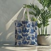Mavi Masallar Toile de Jouy Dijital Baskılı Kumaş