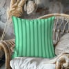 Mint Yeşili – Yeşil Çizgili Dijital Baskılı Kumaş