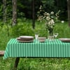 Mint Yeşili – Yeşil Çizgili Dijital Baskılı Kumaş