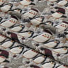 Örgü Penguenlerin Işıltılı Kış Rüyası – 3D Yılbaşı Dijital Baskılı Kumaş