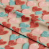 Pastel Kalplerin Şeker Rüyası Dijital Baskılı Kumaş