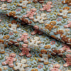 Pastel Kurabiye Bahçesi – 3D Gingerbread Dijital Baskılı Kumaş