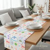 Pastel Marin Kartpostalları Dijital Baskılı Kumaş