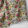 Pastel Vintage Güller – 3 Boyutlu Dijital Baskılı Kumaş