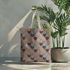 Patchwork Kalp Koleksiyonu Dijital Baskılı Kumaş