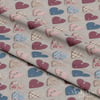 Patchwork Kalp Koleksiyonu Dijital Baskılı Kumaş