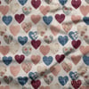 Patchwork Kalpler – Country Romantik Kalpli Dijital Baskılı Kumaş