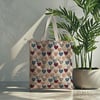 Patchwork Kalpler – Country Romantik Kalpli Dijital Baskılı Kumaş