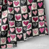 Patchwork Kalplerin Dokulu Aşk Hikâyesi Dijital Baskılı Kumaş