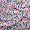 Pembe Bahar Çiçekleri Dijital Baskılı Kumaş