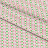 Pembe Elmas Geometri Dijital Baskılı Kumaş