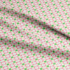 Pembe Elmas Geometri Dijital Baskılı Kumaş