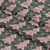 Pembe Kurabiyeli Yılbaşı Ağacı – 3D Şeker Dijital Baskılı Kumaş