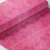 Pembe Moroccan Desenli Dijital Baskılı Kumaş