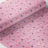 Pembe Yıldız ve Gökküşağı Desenli Dijital Baskılı Çocuk - Bebek Kumaşı
