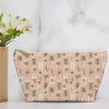 Pudra Botanik Kartlar – Vintage Dijital Baskılı Kumaş