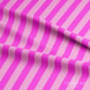 Pudra Pembe – Fuşya 2,5 cm Çizgili Dijital Baskılı Kumaş