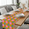 Renk Bloklarının Patchwork Ritmi Dijital Baskılı Kumaş