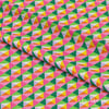 Renk Patlaması Geometrik Dijital Baskılı Kumaş