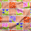 Retro Bahar Patchwork Dijital Baskılı Kumaş