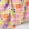 Retro Bahar Patchwork Dijital Baskılı Kumaş