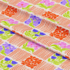 Retro Bahar Patchwork Dijital Baskılı Kumaş