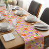 Retro Bahar Patchwork Dijital Baskılı Kumaş