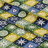 Retro Patchwork Semboller Dijital Baskılı Kumaş
