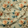 Şeftali Gülü – 3 Boyutlu Vintage Zarafet Dijital Baskılı Kumaş