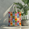 Tatlı Patchwork Dünyası Dijital Baskılı Kumaş