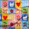 Tatlı Patchwork Dünyası Dijital Baskılı Kumaş