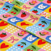Tatlı Patchwork Dünyası Dijital Baskılı Kumaş
