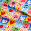 Tatlı Patchwork Dünyası Dijital Baskılı Kumaş