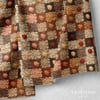 Toprak Patchwork'te Minik Çiçek Dokunuşu Dijital Baskılı Kumaş