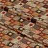 Toprak Patchwork'te Minik Çiçek Dokunuşu Dijital Baskılı Kumaş