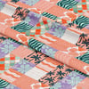 Tropikal Patchwork Dijital Baskılı Kumaş