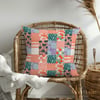 Tropikal Patchwork Dijital Baskılı Kumaş