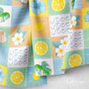 Yaz Esintisi Patchwork Dijital Baskılı Kumaş