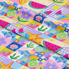 Yaz Neşesi Patchwork Dijital Baskılı Kumaş