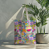 Yaz Neşesi Patchwork Dijital Baskılı Kumaş