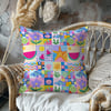 Yaz Neşesi Patchwork Dijital Baskılı Kumaş