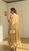     Sarı Soleil Crinkle Elbise