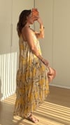    Sarı Soleil Crinkle Elbise