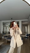 BEJ HAVUÇ PANTOLON ASTARLI CEKET TAKIM ELBİSE