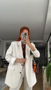 BEJ TENSEL KUMAŞ ASTARLI CEKET TAKIM ELBİSE