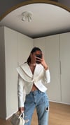 BEYAZ BIANCA SCULPT BLAZER 